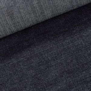 Bavlněná riflovina (denim, džínovina) modrá žíhaná č.7, klasická, š.160cm, 380 g/m2, 100% bavlna (látka v metráži)
