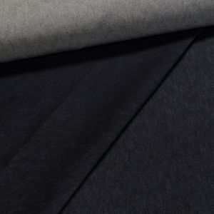 Bavlněná riflovina (denim, džínovina) temně modrá, klasická, š.160cm, 340 g/m2, 100% bavlna (látka v metráži)