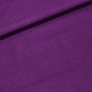 Bavlněné plátno ANIKA UNI jednobarevná tmavě fialová, š.160cm (látka v metráži)