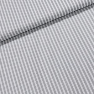 Bavlněné plátno Jolana JO003/07 šedý a bílý proužek 5mm, š.150cm (látka v metráži)