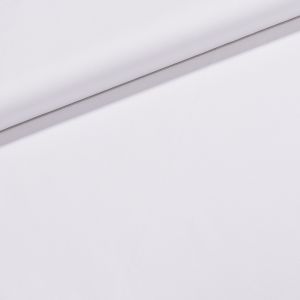 Bavlněný kepr NA PRACOVNÍ ODĚVY A PLÁŠTĚ, jednobarevná bílá, š.155cm, 200g/m2 (látka v metráži)