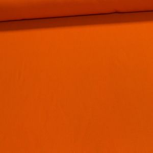 Bavlněný kepr PROTON 245 ORANGE jednobarevná oranžová, š.150cm (látka v metráži)