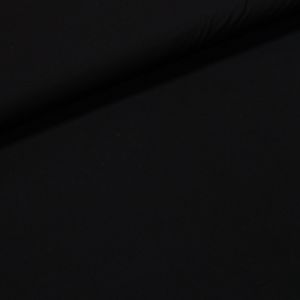Bavlněný úplet 22721, jednobarevný černý, š.180cm (látka v metráži)