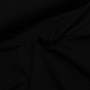 Bavlněný úplet TEPLÁKOVINA 4216 4002 UNI jednobarevná černá , š.180cm (látka v metráži)