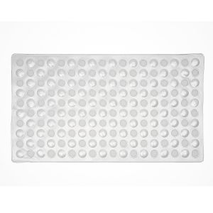 Bezpečnostní protiskluzová koupelnová podložka MEDUSA II PVC, bílá, 39x69cm