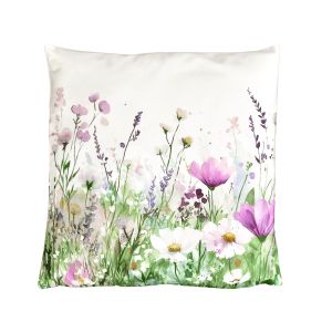 Dekorační povlak na polštářek CYH7547 TISK, růžová louka, 40x40cm