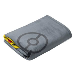 Dětská deka z mikrovlákna (coral fleece) POKÉMON DETEKTIV PIKACHU, šedá, 130x160cm