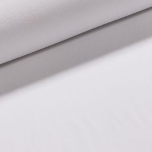 Fleece (flís) 002 jednobarevná uni bílá, š.150cm (látka v metráži)