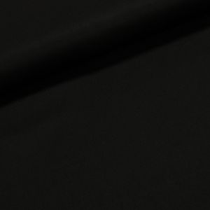 Bavlněný kepr 10 jednobarevná černá, š.150cm (látka v metráži)