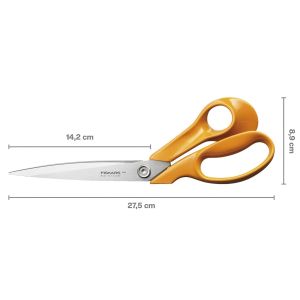 Krejčovské /domácí /univerzální nůžky FISKARS CLASSIC 1075056, s ergonomickou rukojetí, délka 27 cm