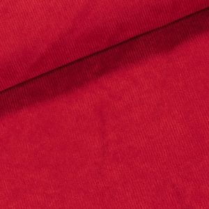 Manšestr elastický 0094/02, jednobarevný červený, š.150cm (látka v metráži)