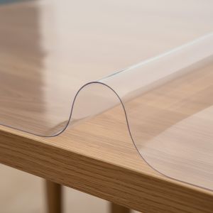 Ubrus na stůl měkké sklo SOFT GLASS PVC 120, čirý, průhledný, tloušťka 1,2mm, š.120cm (metráž)