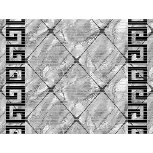 Pěnová předložka PVC AQUAMAT 530-D, dlažba šedá, šíře 65cm (metráž)