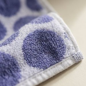 Plážová osuška 11 PUNTÍKY MODRÉ froté, 100x180cm