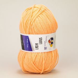 Pletací příze Vlnap LADA LUXUS 53101 oranžová, klasická, 100g/230m