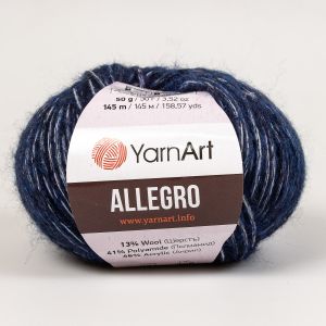 Pletací příze YarnArt ALLEGRO 721 modro-šedá, melírovaná, 50g/145m
