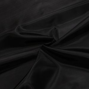 Podšívka polyesterová 54/917 jednobarevná černá, š.150cm (látka v metráži)