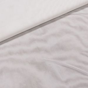Podšívka polyesterová tylová jednobarevná bílá, elastická, š.150cm (látka v metráži)