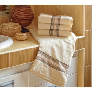 Mikrofroté ručník a osuška DITA, smetanová (více rozměrů)