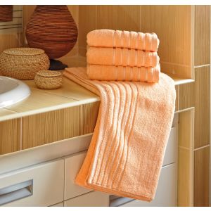 Mikrofroté ručník a osuška EMA, meruňková (více rozměrů)