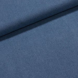 Směsová riflovina (denim, džínovina) 1052.006, středně modrá, š.135cm (látka v metráži)
