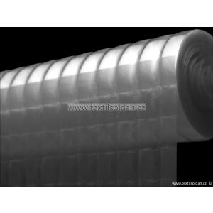 Ubrus PVC průhledný 0009D106, vyrážená kostička, š.130cm (metráž)