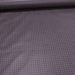 Ubrus PVC s textilním podkladem 1206-3 FANTASTIK, tmavě šedá kostka, š.140cm (metráž)