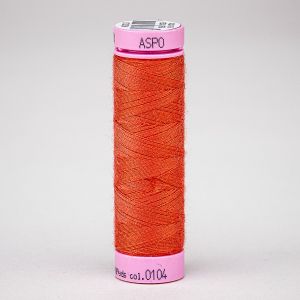 Univerzální šicí nit Amann ASPO 120 polyesterová, oranžovo-červená 0104, návin 100m 