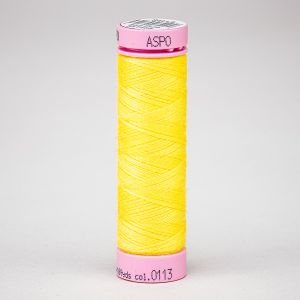 Univerzální šicí nit Amann ASPO 120 polyesterová, žlutá 0113, návin 100m 
