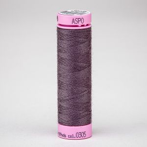Univerzální šicí nit Amann ASPO 120 polyesterová, tmavě šedo-fialová 0305, návin 100m 