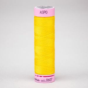 Univerzální šicí nit Amann ASPO 120 polyesterová, slunečnicová žlutá 0607, návin 100m 