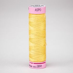 Univerzální šicí nit Amann ASPO 120 polyesterová, okrově žlutá 0891, návin 100m 