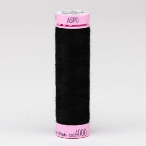Univerzální šicí nit Amann ASPO 120 polyesterová, černá 4000, návin 100m 