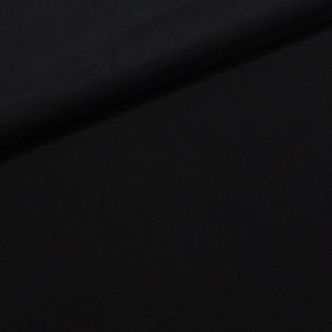 Polyesterový úplet PLAVKOVINA jednobarevná černá, š.150cm (látka v metráži)