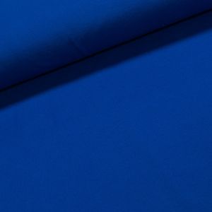 Bavlněný úplet TEPLÁKOVINA SP-20109 UNI jednobarevná královsky modrá, š.185cm (látka v metráži)
