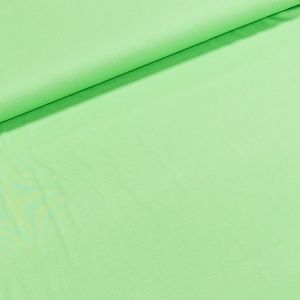 Viskózový úplet UNI B-EMM-180, jednobarevný světle zelený, š.150cm (látka v metráži)