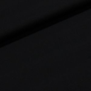 Viskózový úplet UNI N2197 B8209 jednobarevný černý, š.150cm (látka v metráži)
