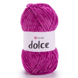 Pletací příze YarnArt DOLCE 794 fialovo-růžová, efektní, 100g/120m