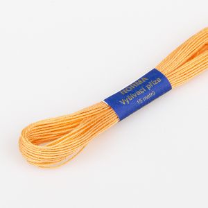 Vyšívací příze NORMA / BAVLNKA 2732 meruňková oranžová, jednobarevná, 1,5g/15m