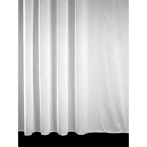 Záclona sablé 1102/BÍLÁ bez vzoru s olůvkem, bílá (více výšek, v metráži)