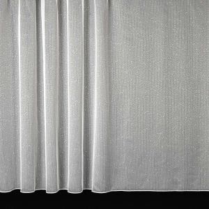 Žakárová záclona 5014, nopky / pršíčko, bílá, s olůvkem (více výšek, v metráži)