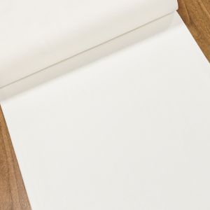 Žebrovaný bavlněný úplet 8058.006 jemný, jednobarevný slonová kost, š.35cm (látka v metráži)