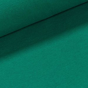 Žebrovaný bavlněný úplet 8058.032 jemný, jednobarevný  zelený, š.35cm (látka v metráži)
