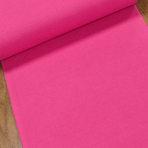 Žebrovaný bavlněný úplet 8058.033 jemný, jednobarevný sladce růžový, š.35cm (látka v metráži)