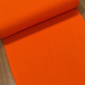 Žebrovaný bavlněný úplet 8766.036 jemný, oranžový, š.37cm (látka v metráži)