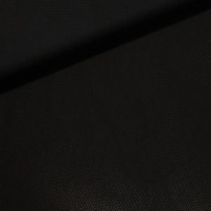 Podšívka polyesterová děrovaná ( sportovní ) jednobarevná černá, š.150cm (látka v metráži)