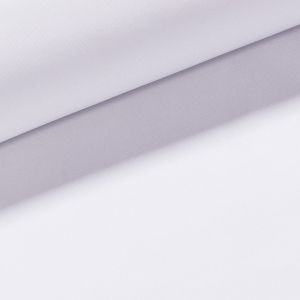 Polyesterová ubrusovina SATÉNOVÁ, hladká jednobarevná bílá, s teflonovou úpravou, š.220cm (látka v metráži)