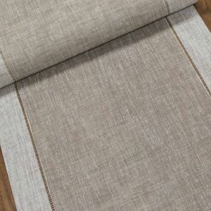 Polyesterové plátno  / štola na metráž AURORA BRA, béžová, š. 40cm (látka v metráži)