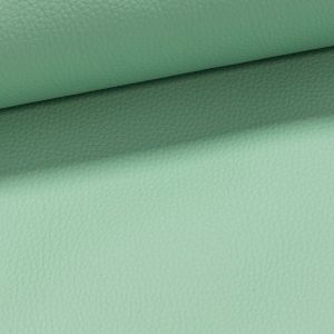 Potahová látka, čalounická KOŽENKA DOLARO D_ZP_0.8, pastelově zelená, š.145cm, 460g/m2 (látka v metráži)