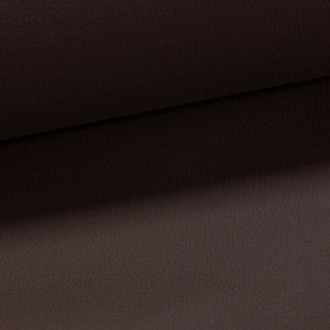 Potahová látka čalounická KOŽENKA FSO SOFT PU FSO_8/7, silná, čokoládově hnědá, š.145cm, 520g/m2 (látka v metráži)